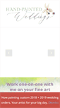 Mobile Screenshot of handpaintedweddings.com